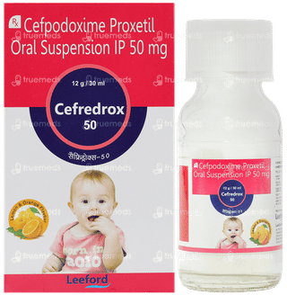 Cefredrox 50 Mg Lemon And Orange Suspension 30 Ml
